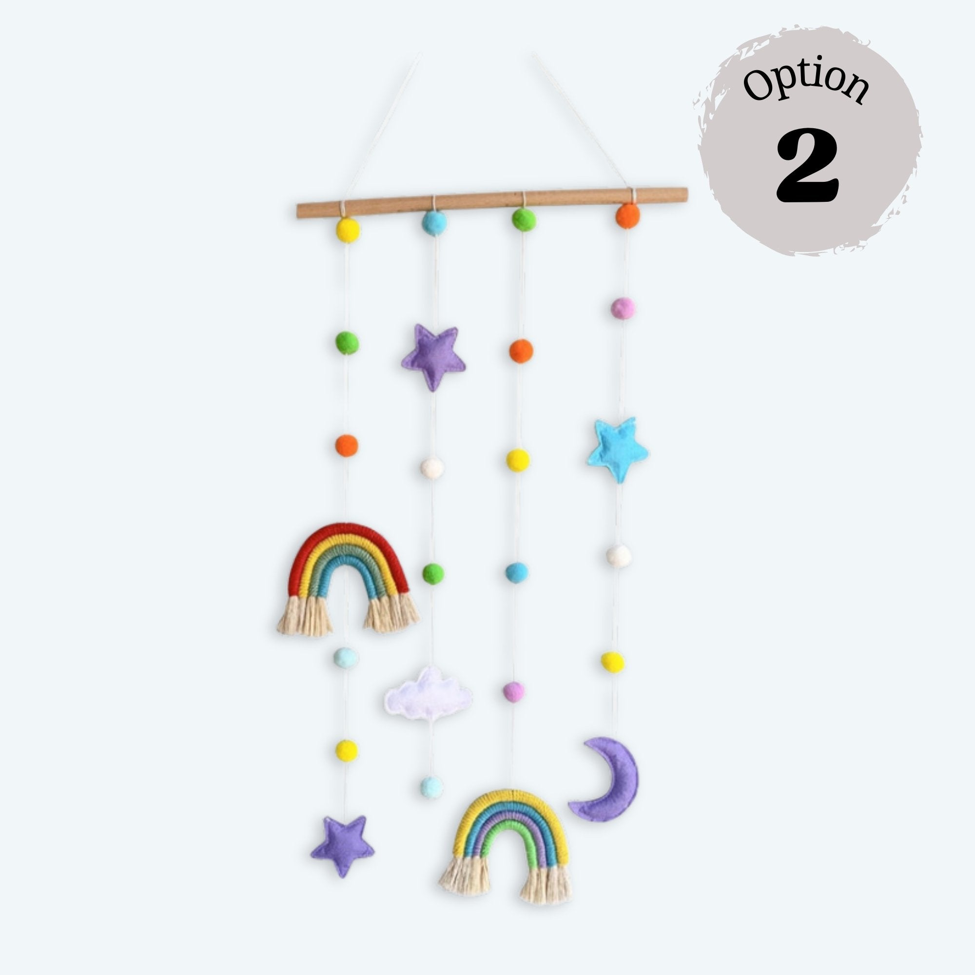 Handmade Rainbow Wall Hanging - Nursery Decorproduct_type