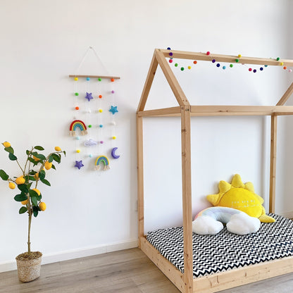 Handmade Rainbow Wall Hanging - Nursery Decorproduct_type