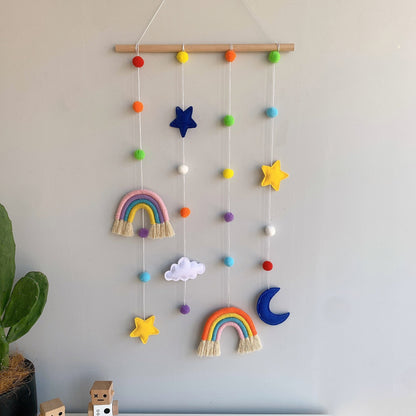 Handmade Rainbow Wall Hanging - Nursery Decorproduct_type