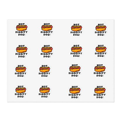 Hot Diggity Dog Sticker Sheetproduct_type