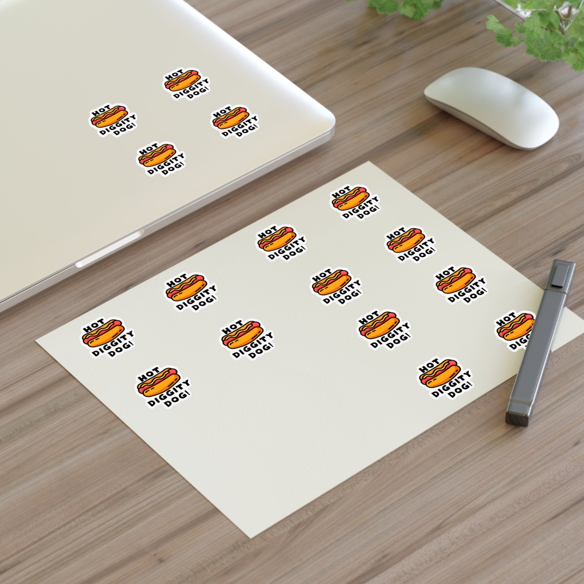 Hot Diggity Dog Sticker Sheetproduct_type