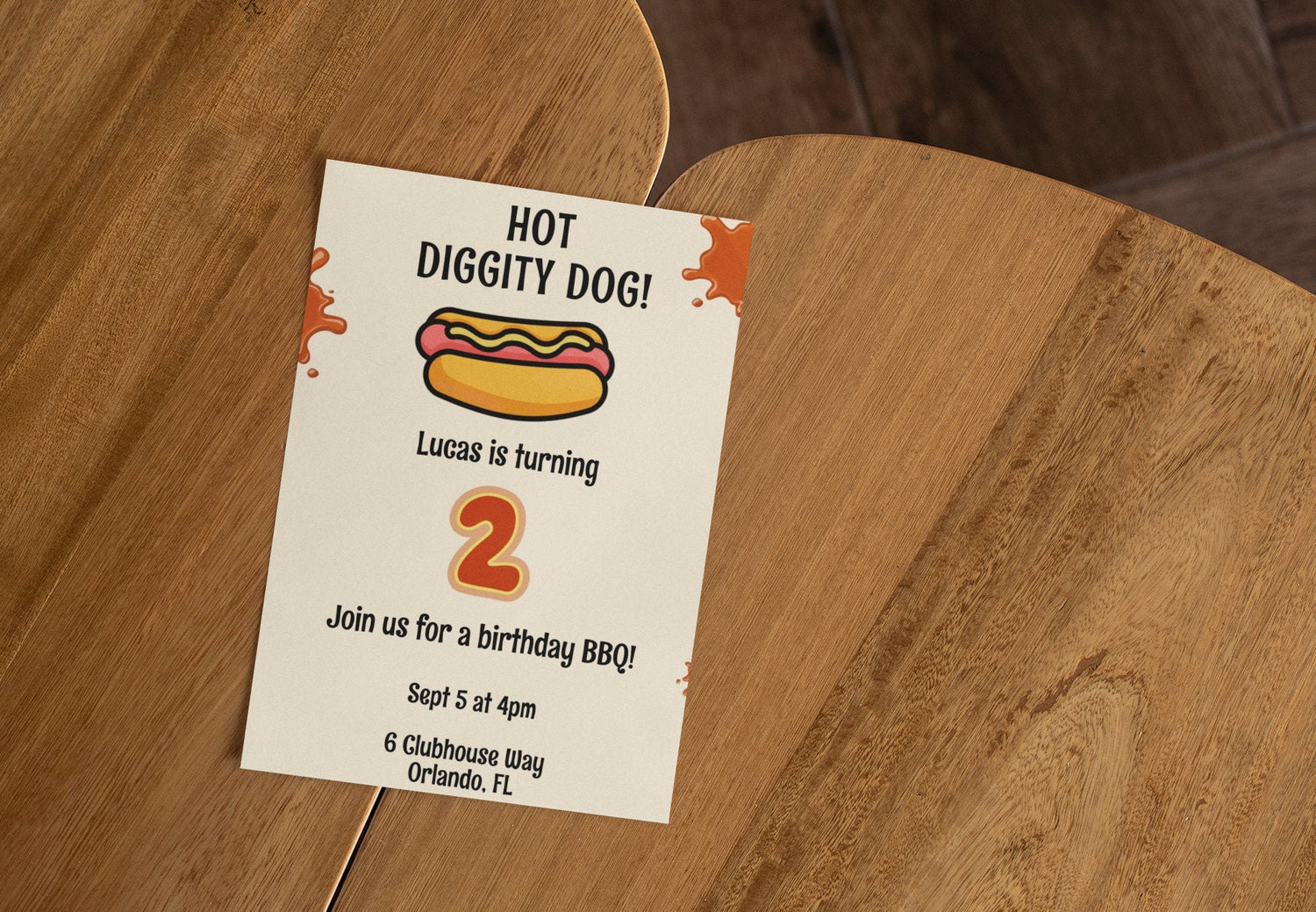 Hot Dog Themed Children&