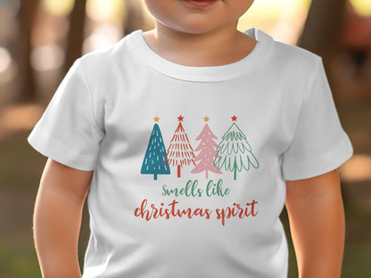 Smells Like Christmas Spirit Shirt, Jolly Christmas Sweatshirt, Funny Christmas Shirt, Cute Christmas Baby Outfit, Cute Christmas Shirt - Gathering Littles