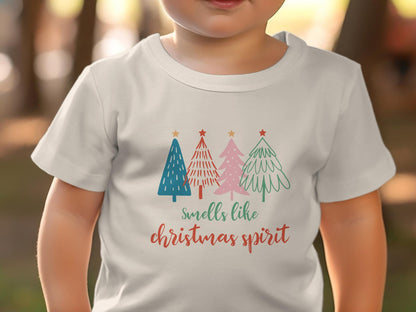 Smells Like Christmas Spirit Shirt, Jolly Christmas Sweatshirt, Funny Christmas Shirt, Cute Christmas Baby Outfit, Cute Christmas Shirt - Gathering Littles