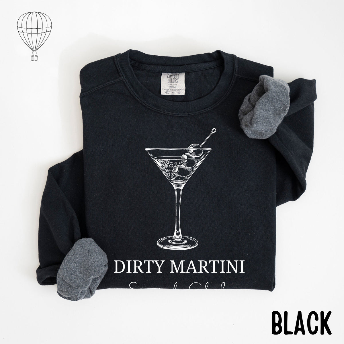 Dirty Martini Social Club Crewneck Sweatshirt | Social Club Shirt - Gathering Littles