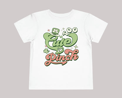 Too Cute To Pinch Toddler Shirt - Kids St Patrick&