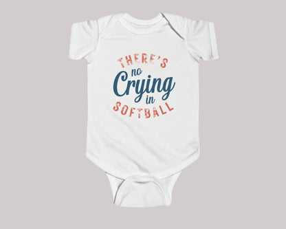 There is No Crying in Softball Shirt, Softball Mom shirt, Funny Softball Shirt, Girls Softball Shirt, Softball Coach Shirt - Gathering Littles