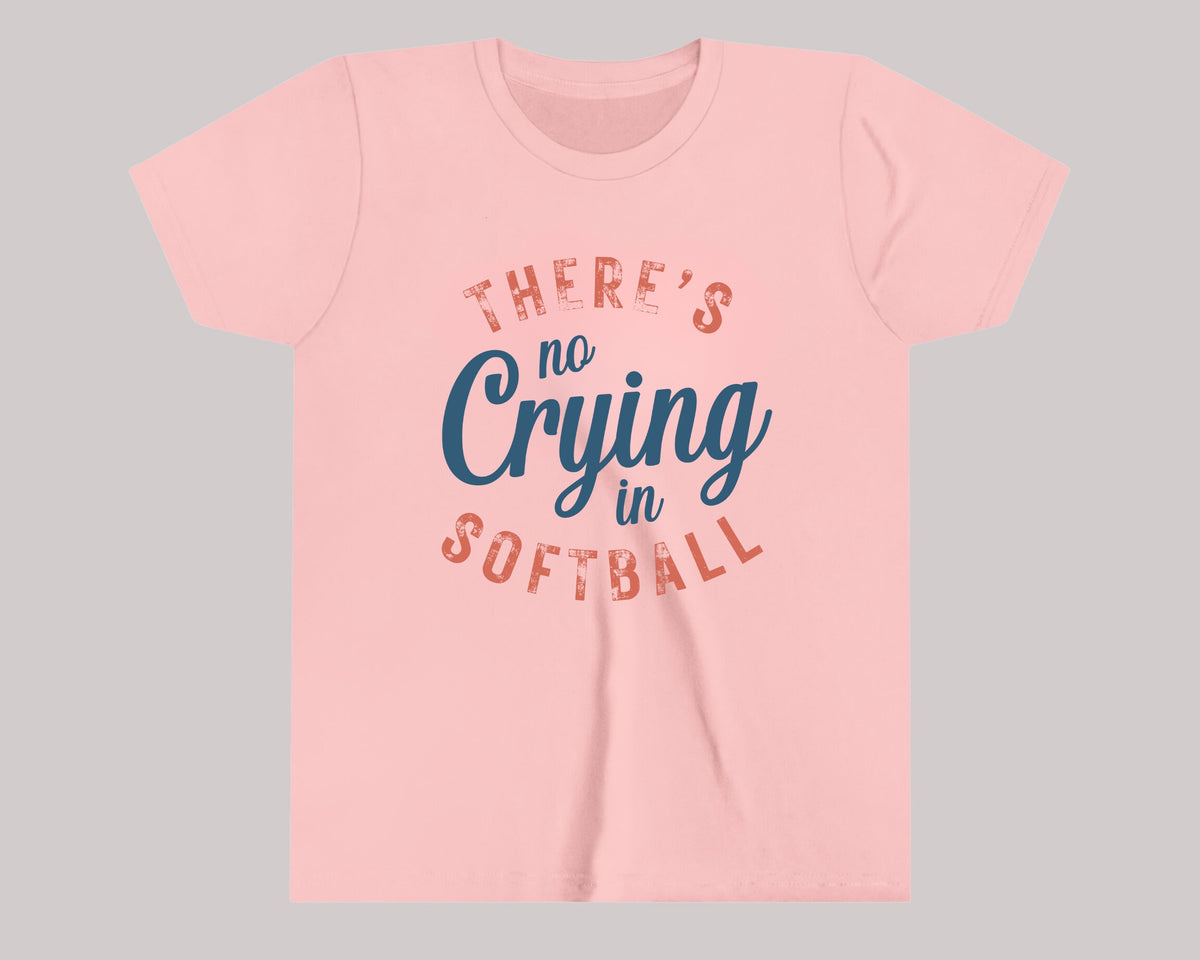 There is No Crying in Softball Sweatshirt, Softball Mom shirt, Funny Softball Shirt, Girls Softball Shirt, Softball Sweatshirt - Gathering Littles