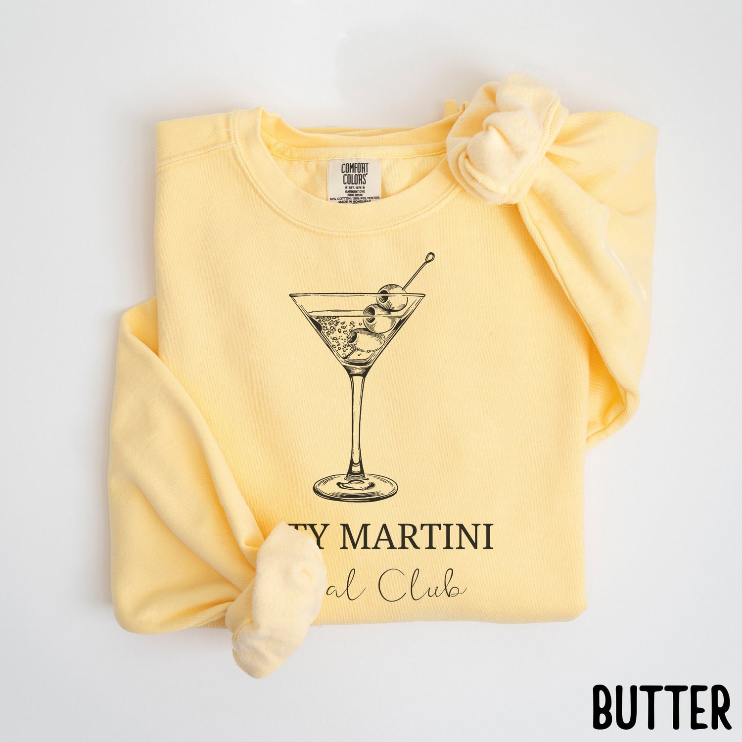 Dirty Martini Social Club Crewneck Sweatshirt | Social Club Shirt - Gathering Littles