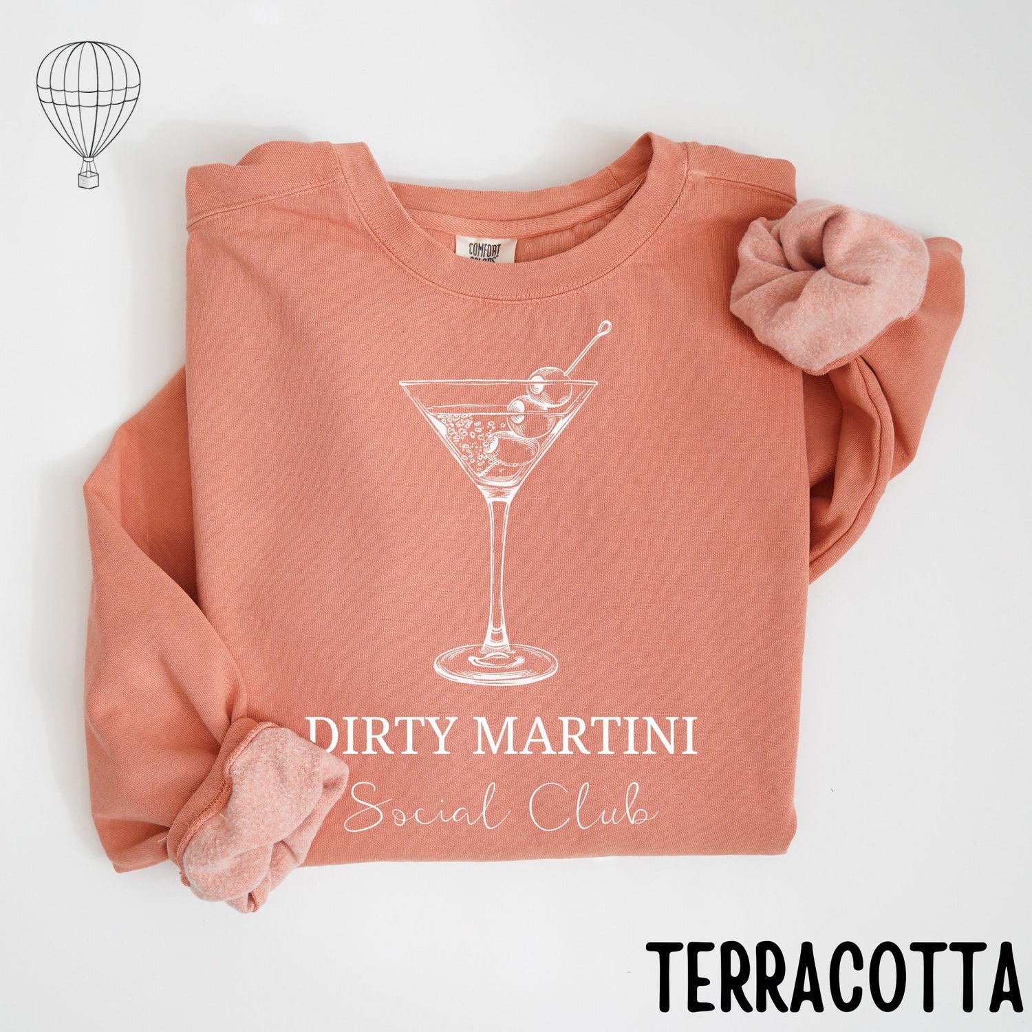 Dirty Martini Social Club Crewneck Sweatshirt | Social Club Shirt - Gathering Littles