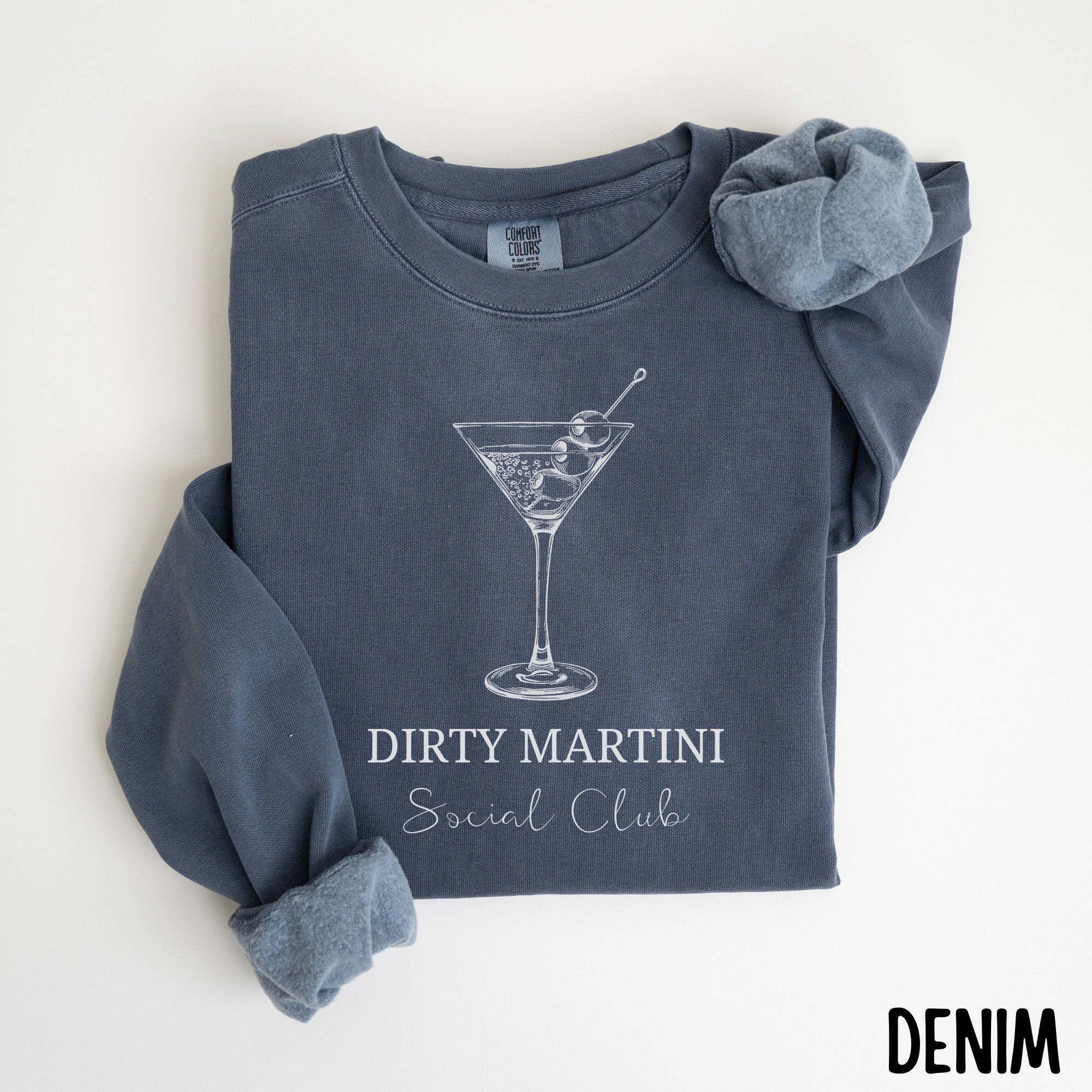 Dirty Martini Social Club Crewneck Sweatshirt | Social Club Shirt - Gathering Littles