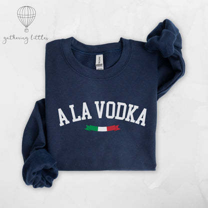 Penne a la Vodka Sweatshirt, Pasta Sweatshirt Pasta Lover Gifts, Gift-for Food Lovers, Gifts-For-Foodie, Italian Baby Onesie - Gathering Littles