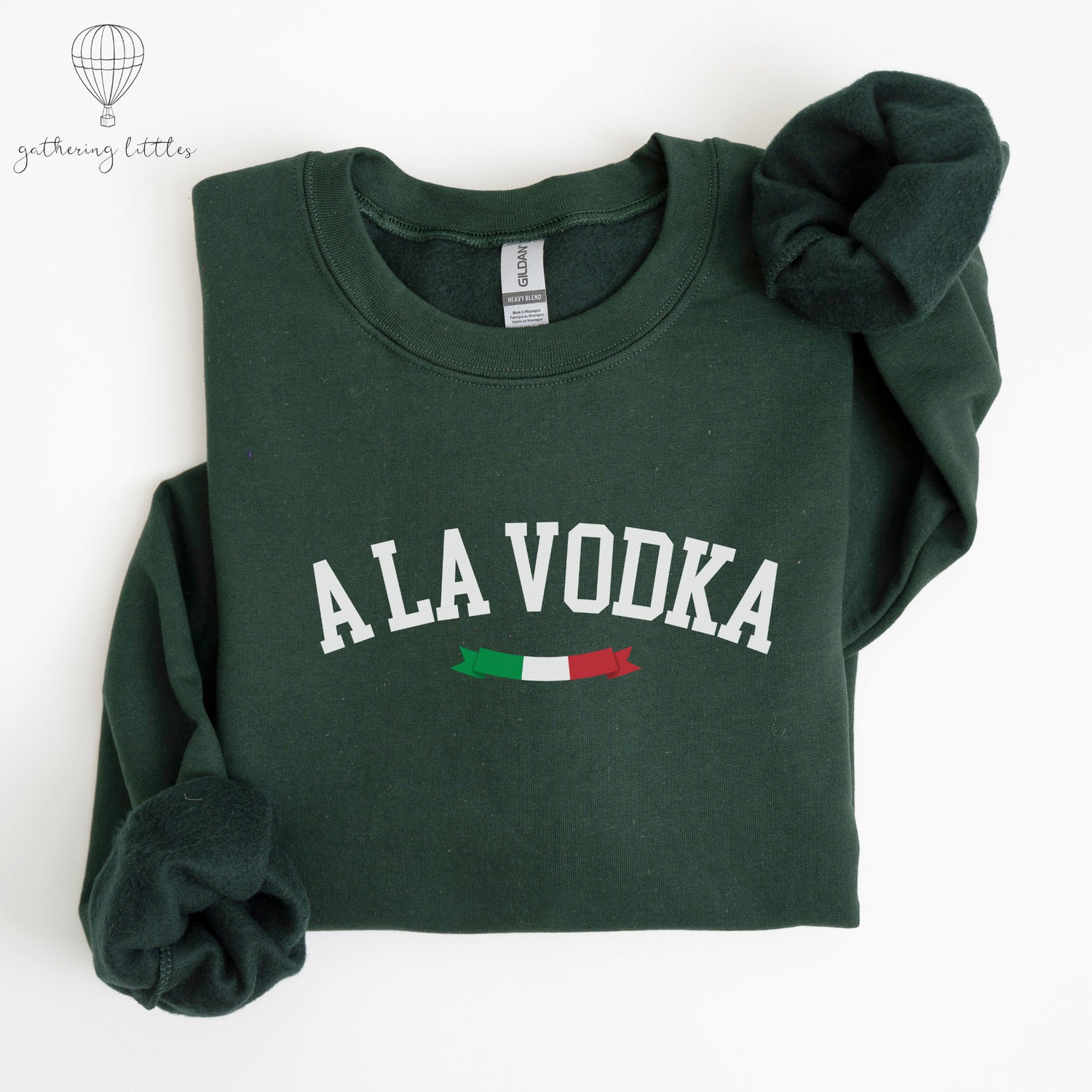 Penne a la Vodka Sweatshirt, Pasta Sweatshirt Pasta Lover Gifts, Gift-for Food Lovers, Gifts-For-Foodie, Italian Baby Onesie - Gathering Littles