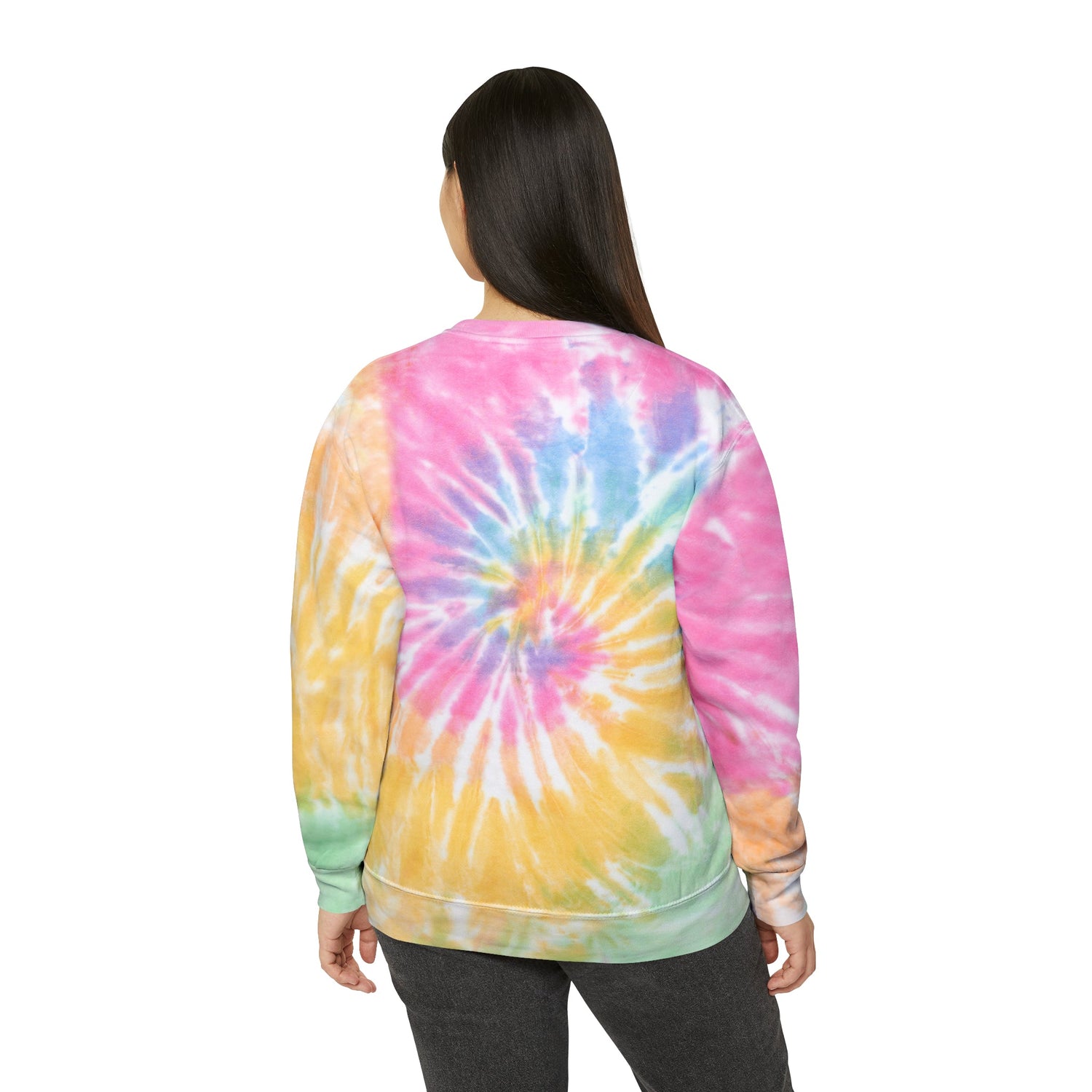 Mama Tie-Dye Sweatshirt, Loose Fit Crew Neck Mama Sweatshirt, Perfect Mother&