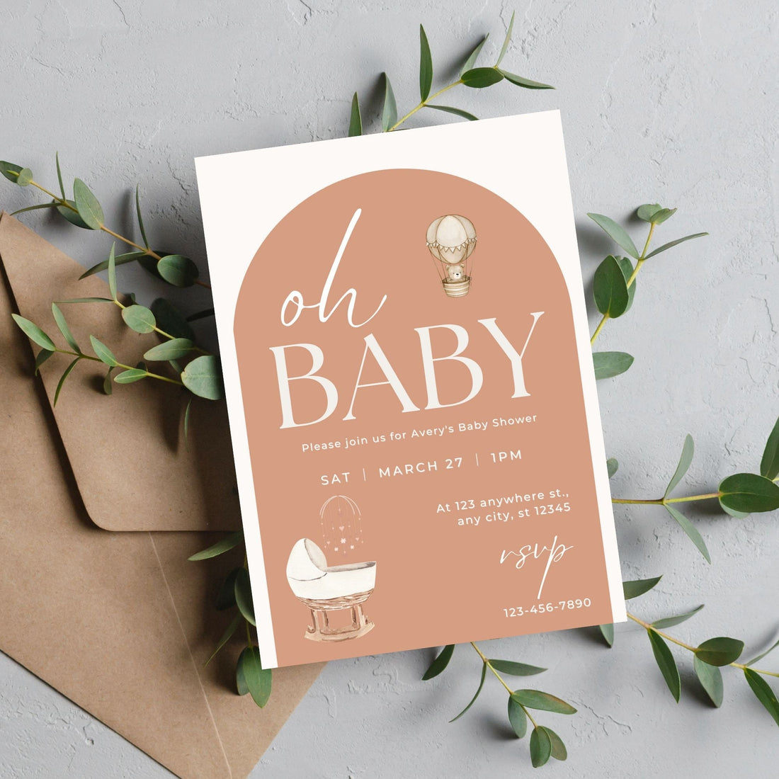 Minimalist Baby Shower Invitation Print Bundle, Chic Baby Shower, Digital Baby Shower Invitation, Baby Shower Gamesproduct_type