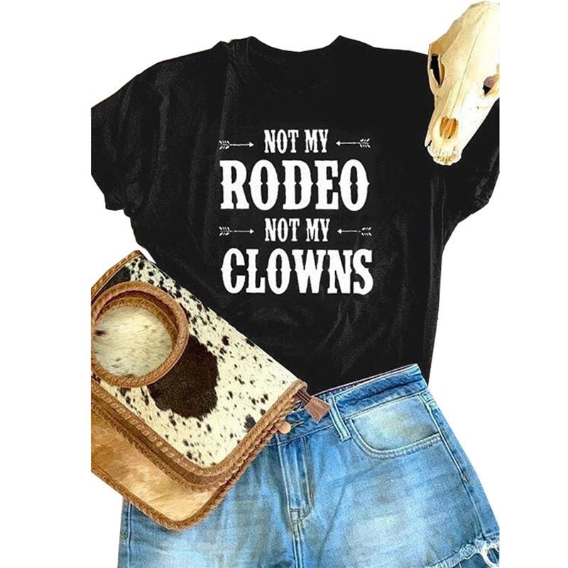 Not My Rodeo Graphic T-Shirt - Western Graphic Tees for Womenproduct_type