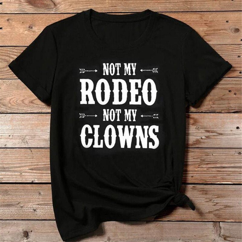 Not My Rodeo Graphic T-Shirt - Western Graphic Tees for Womenproduct_type