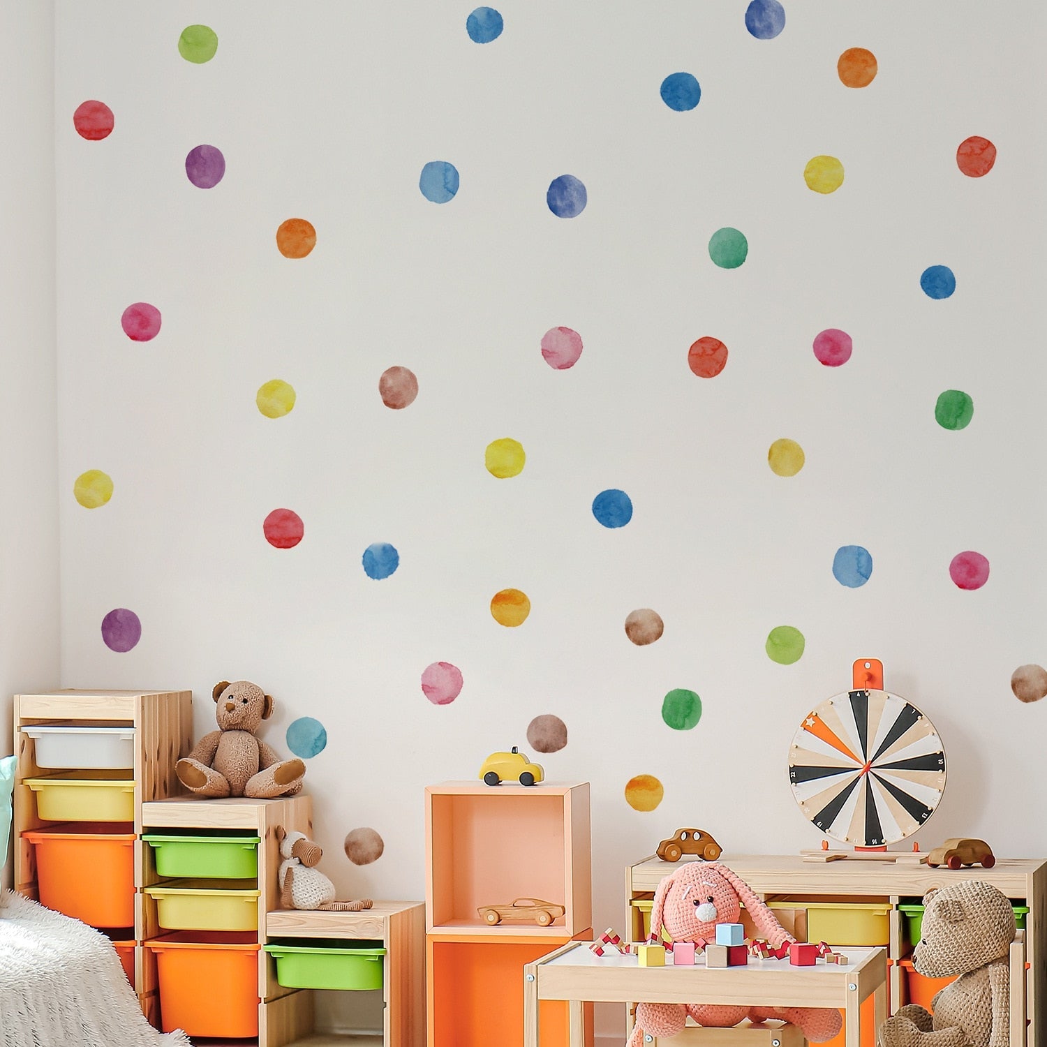 Nursery Wall Decals, Watercolor Decals for Children&