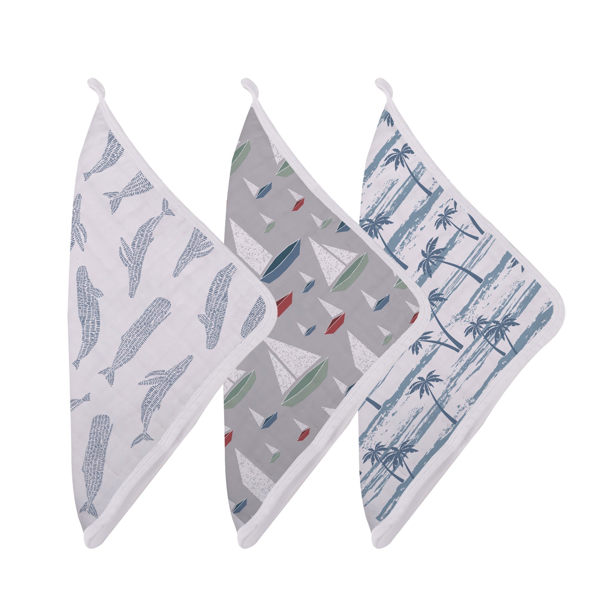 Ocean Tides Bamboo Washcloth Set of 3product_type