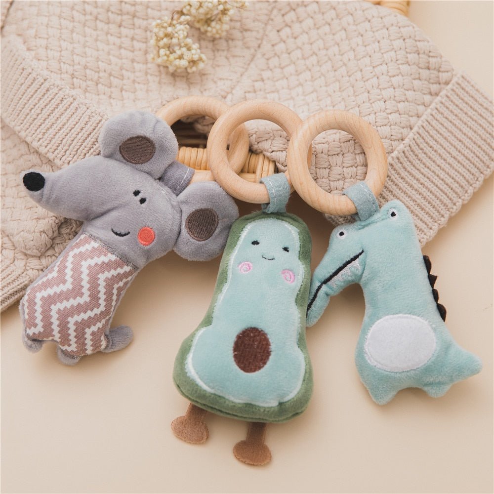 Plush Baby Rattle and Wooden Teetherproduct_type