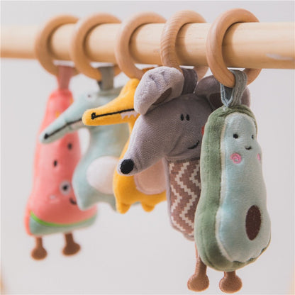 Plush Baby Rattle and Wooden Teetherproduct_type