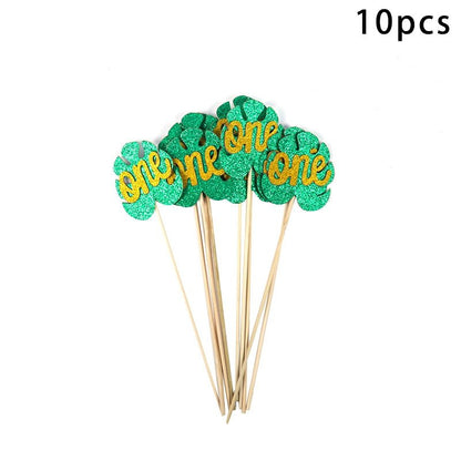 Safari Birthday Cake Toppers - Jungle Party Cake Toppers, Wild One Cake Toppersproduct_type