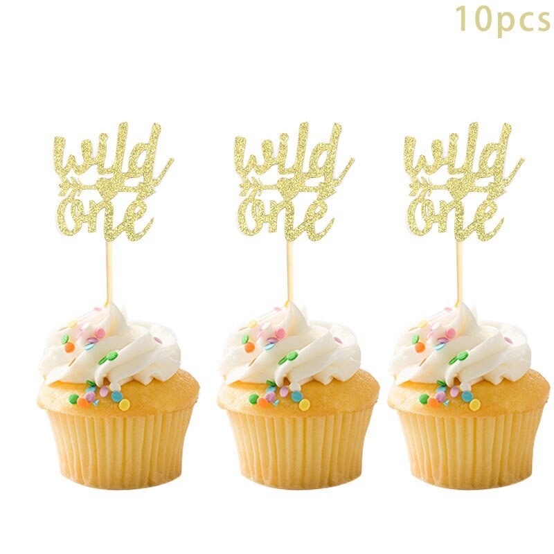 Safari Birthday Cake Toppers - Jungle Party Cake Toppers, Wild One Cake Toppersproduct_type