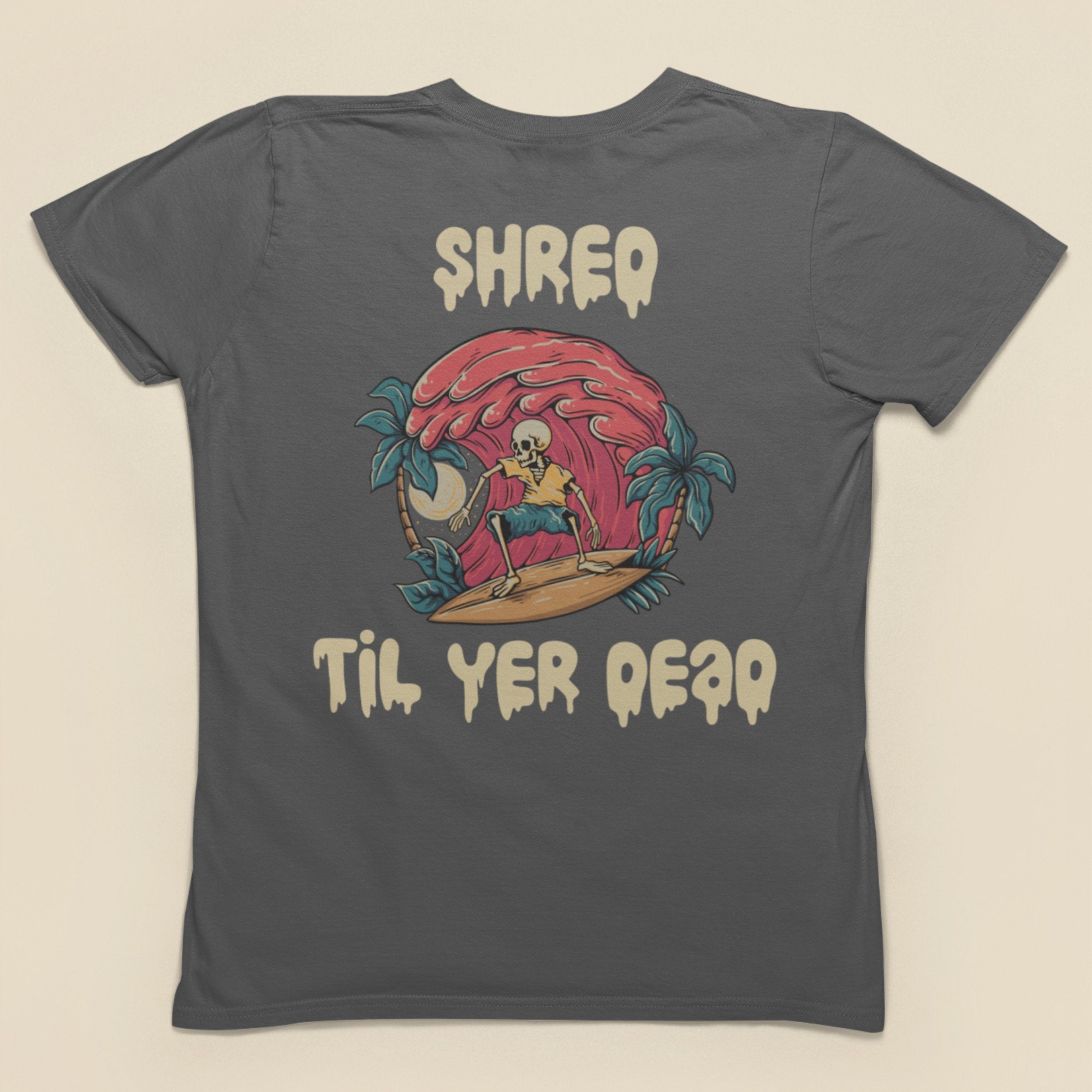 Grateful Dead Surfing Skeleton t-shirt - epiclothes