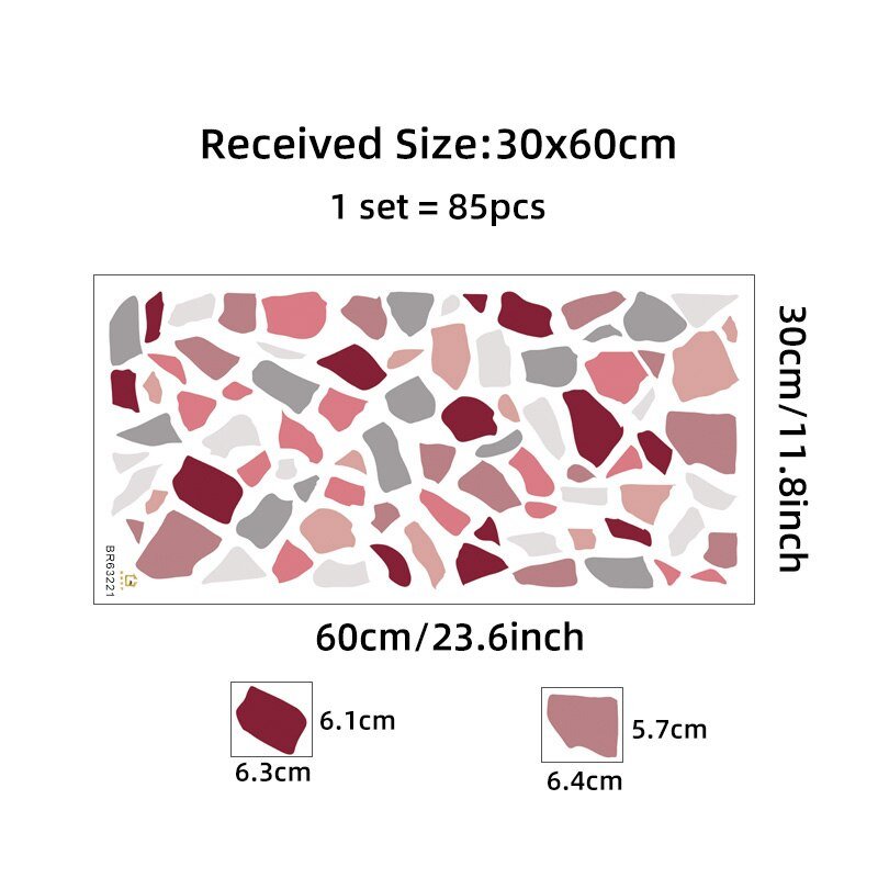 Terrazzo Stone Decorative Wall Decalsproduct_type