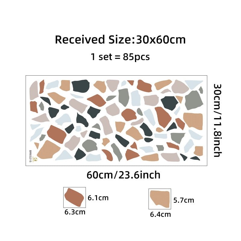 Terrazzo Stone Decorative Wall Decalsproduct_type