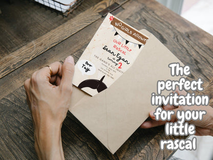 The Little Rascals Birthday Invitation, Little Rascals Children&